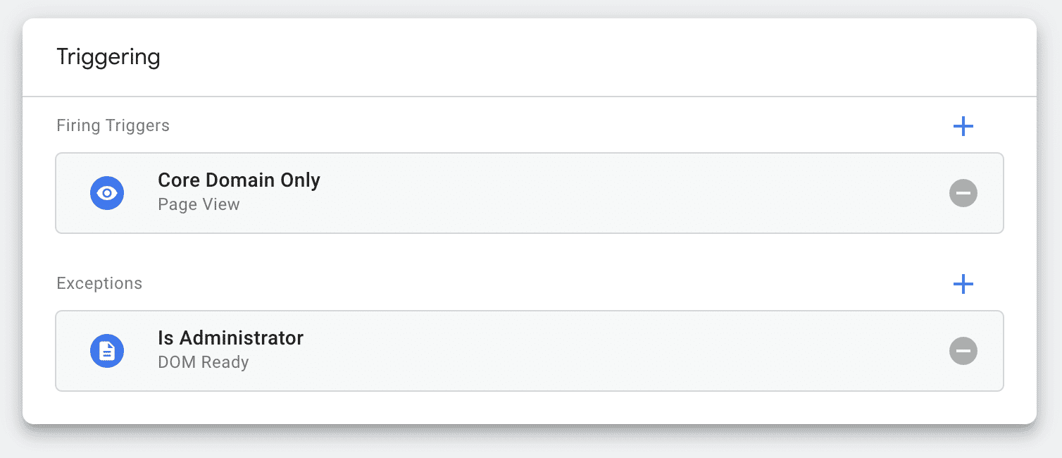 google-tag-manager-tag-trigger-exceptions
