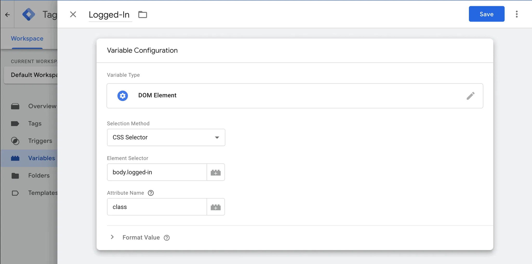 google-tag-manager-variable-wordpress-logged-in