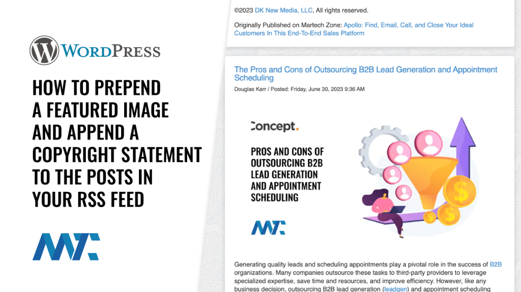 How To Prepend and Append Content On Your WordPress RSS Feed Posts