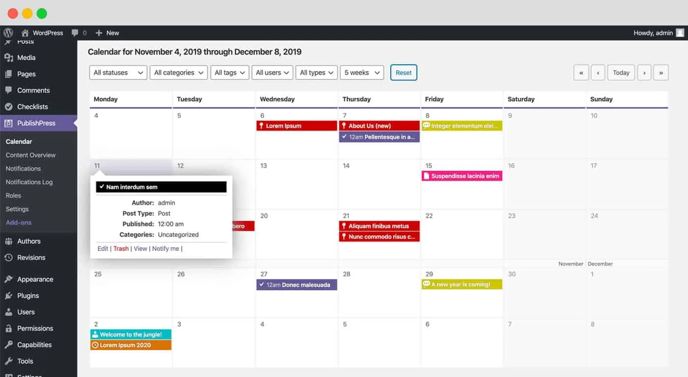 publishpress-calendar-screenshot