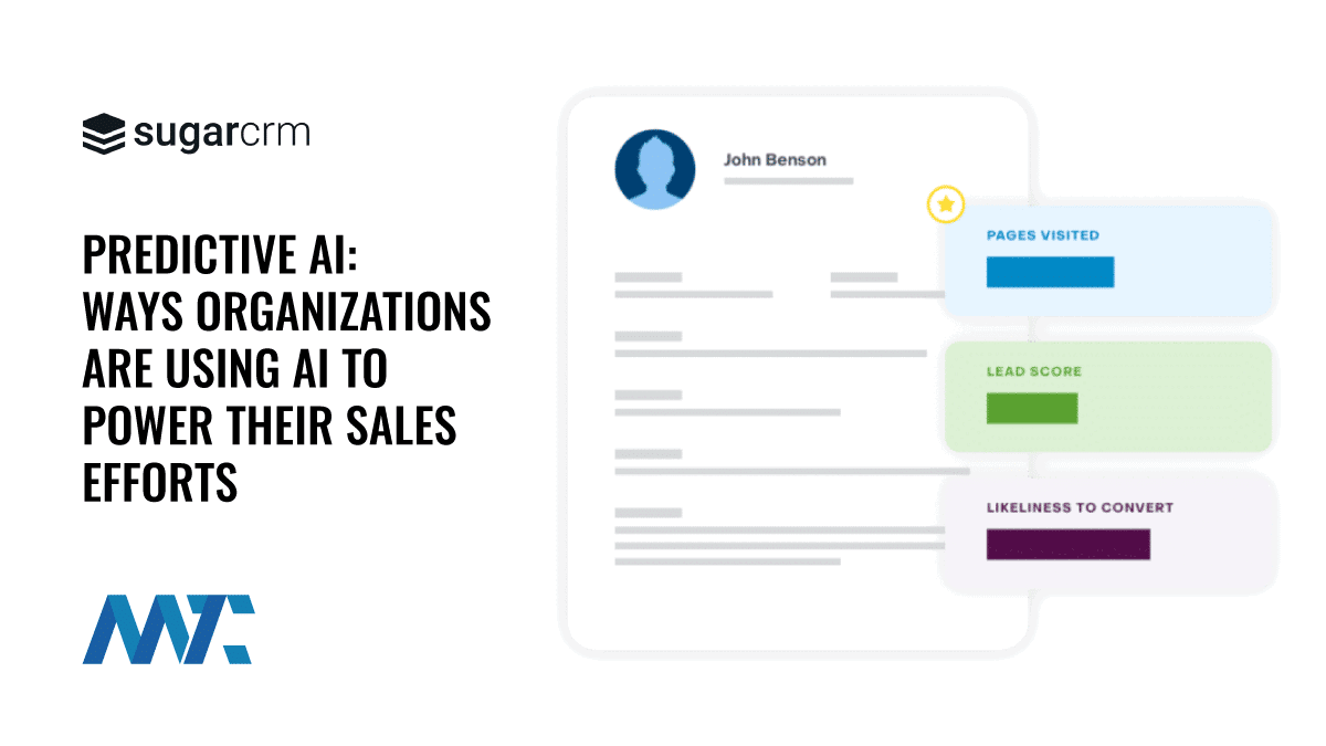 Predictive AI: 5 Ways Organizations Are Using AI To Power Their Sales Efforts 1 Predictive Sales Artificial Intelligence (AI)