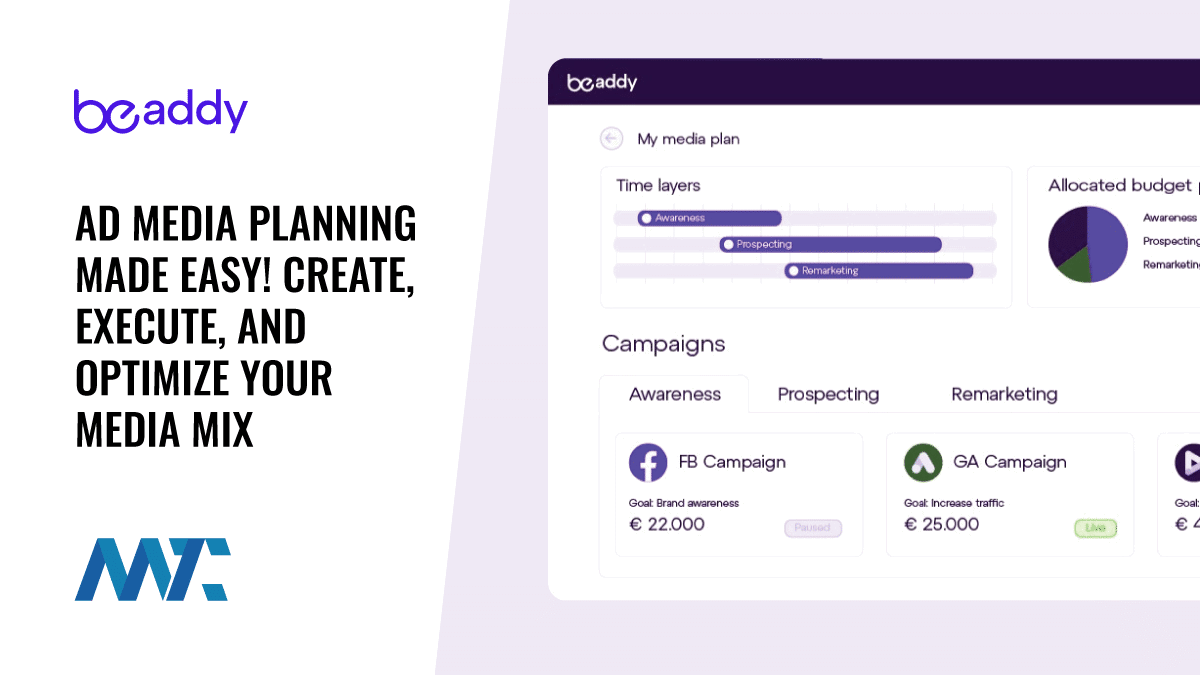 BeAddy: Ad Media Planning Made Easy! Create, Execute, and Optimize Your Media Mix 1 BeAddy: Ad Media Planning Platform