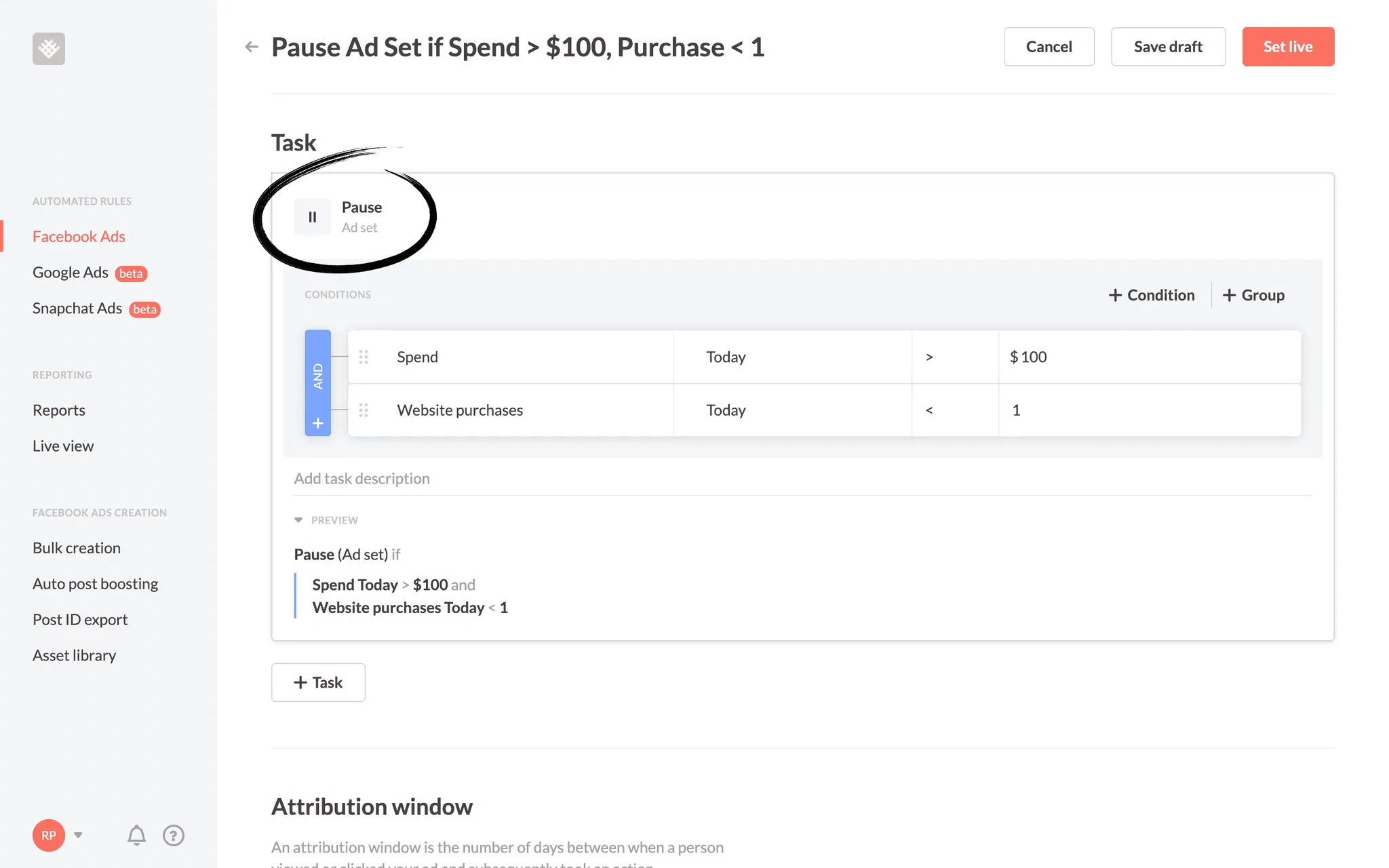 pause-ad-spend-based-on-cart-value