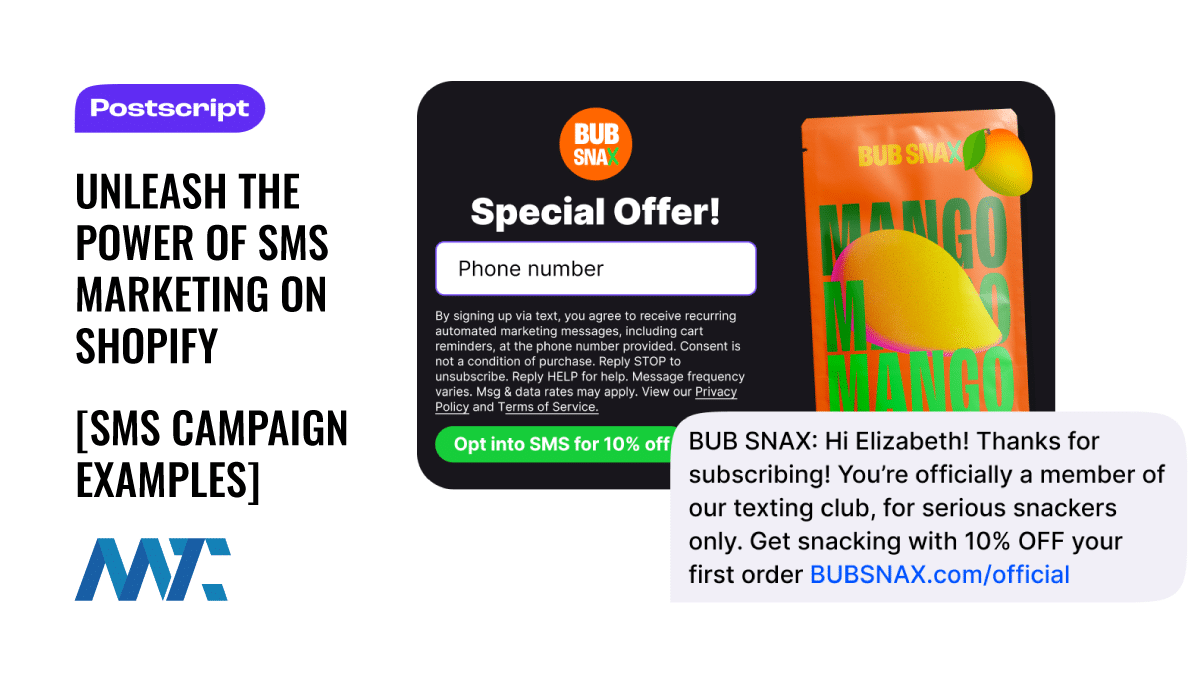 Postscript: Unleash the Power of SMS Marketing on Shopify 1 Postscript Text Message (SMS) Marketing for Shopify Stores