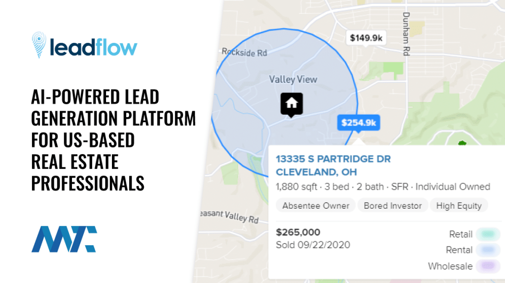 Leadflow: Real Estate Lead Generation Platform with AI Lead Scoring
