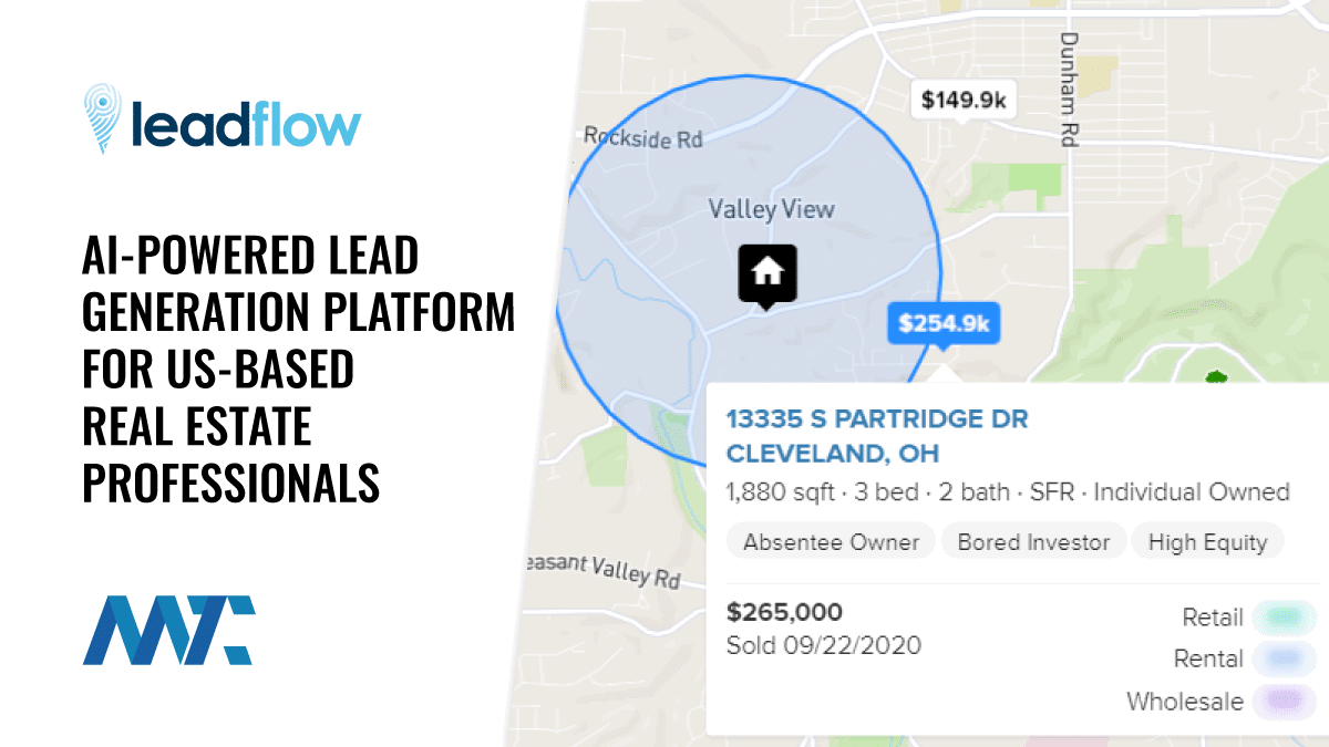 Leadflow: Real Estate Lead Generation Platform with AI Lead Scoring