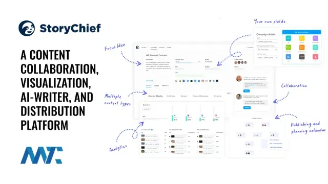 StoryChief: Content Collaboration, Content Visualization, Content Calendar, AI-Writer, Content Distribution, Content Analytics