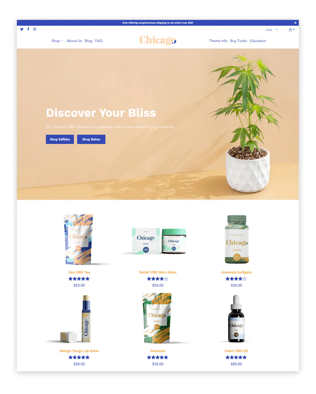 Plants Shopify Theme