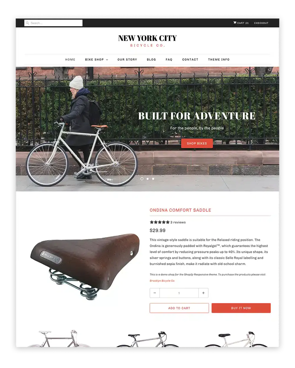 Bicycle Shopify Theme