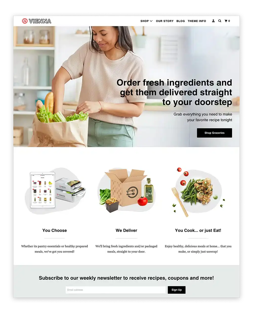 Delivery Shopify Theme