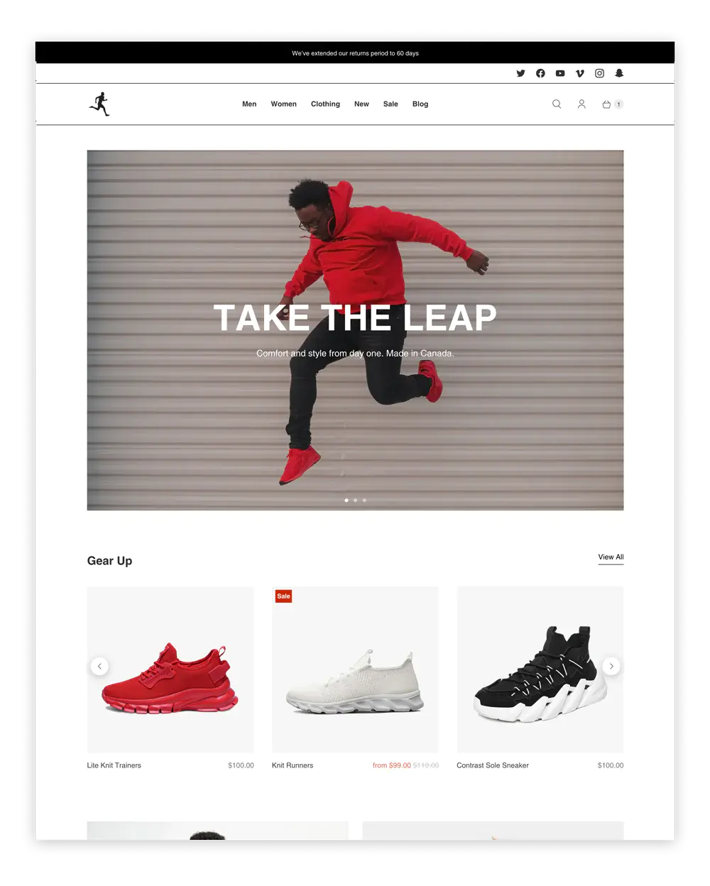 Running Shoe Shopify Theme