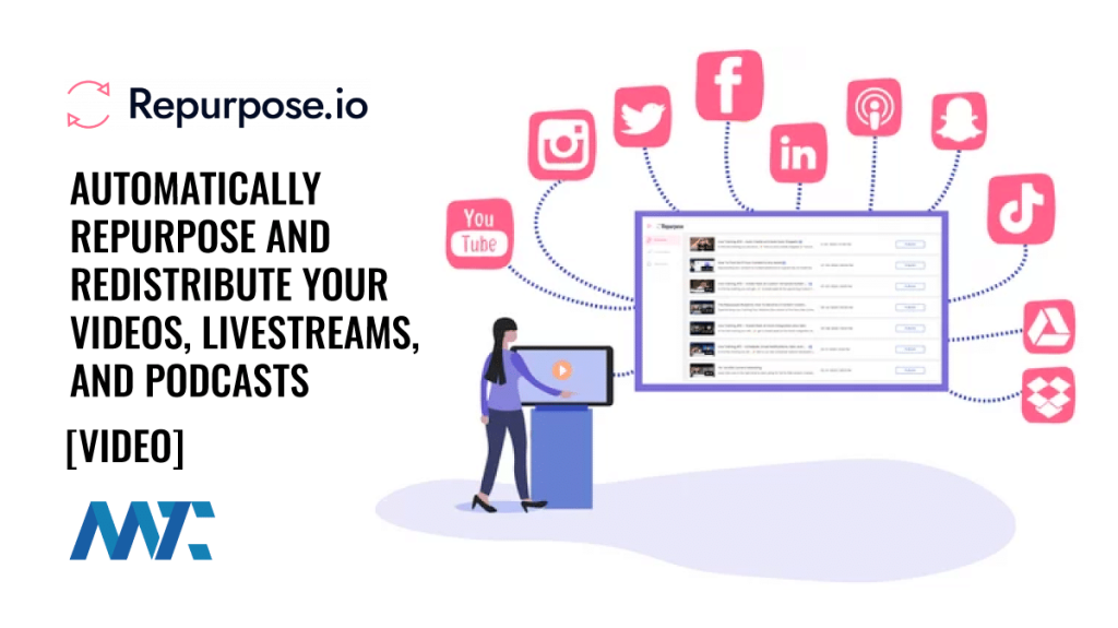 Repurpose.io: Repurpose and redistribute videos, livestreams, and audio podcasts automatically