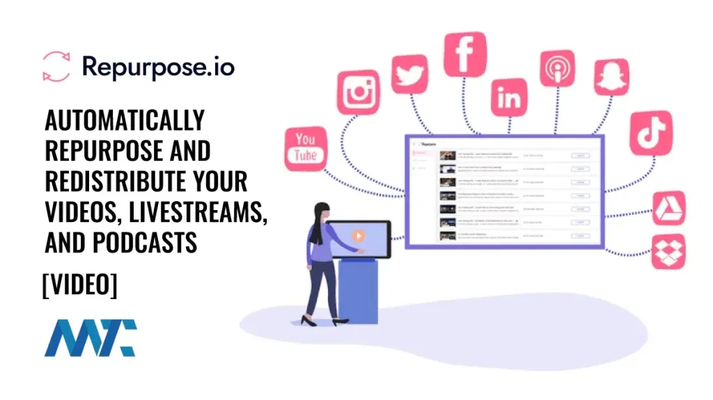 Repurpose.io: Repurpose and redistribute videos, livestreams, and audio podcasts automatically