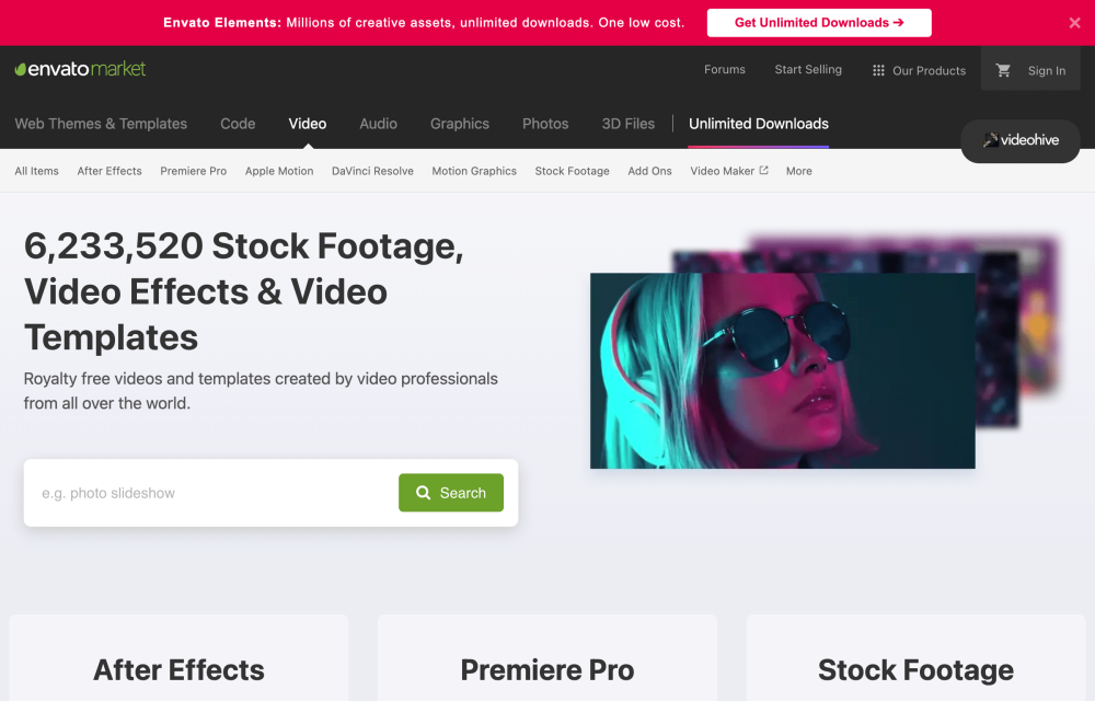 Videohive Royalty-Free Stock Video Footage