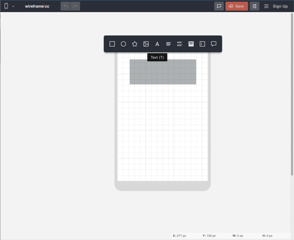 Wireframe.cc - Free Wireframing Tool Online