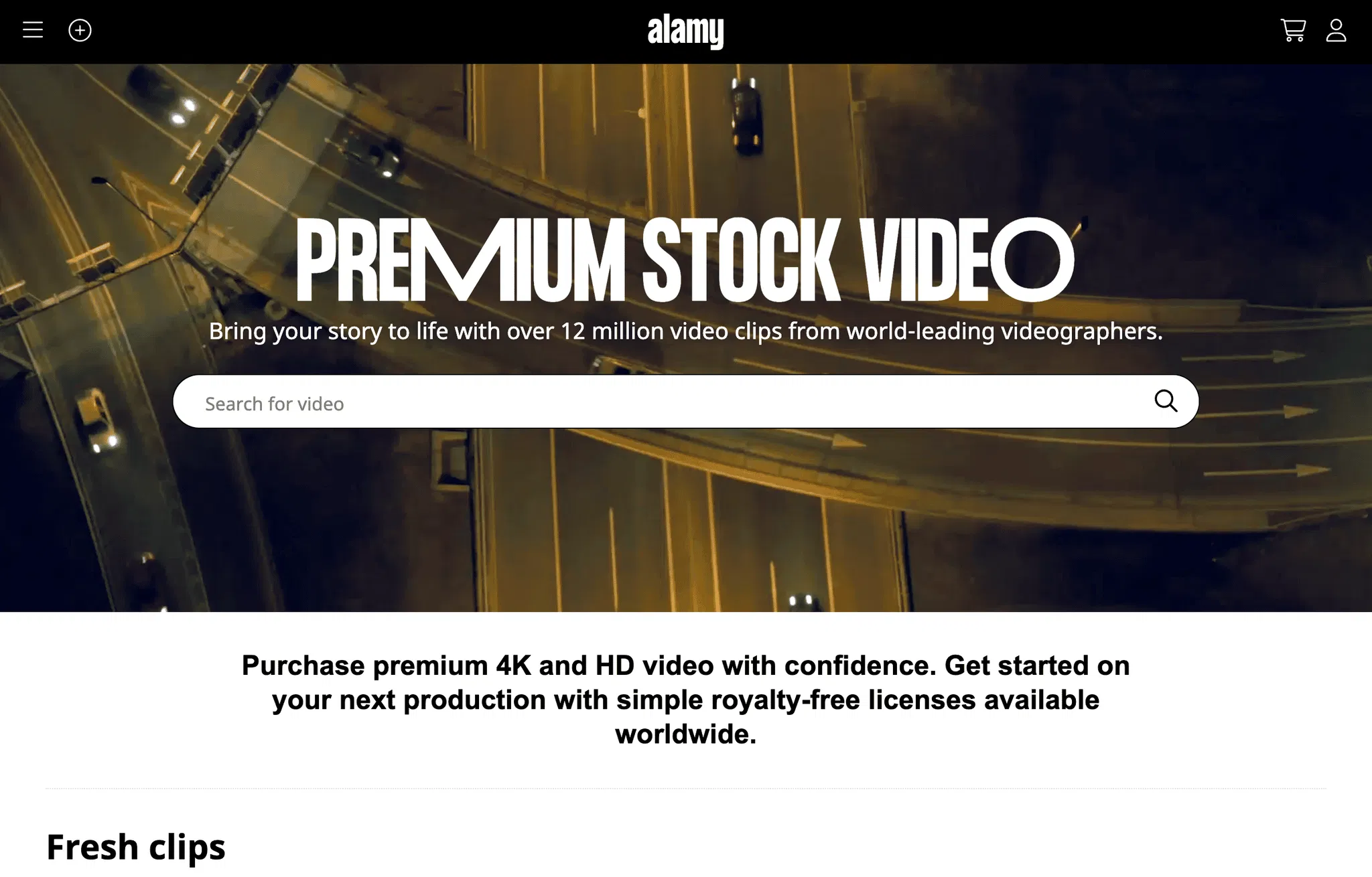 Alamy Royalty-Free Stock Video Footage