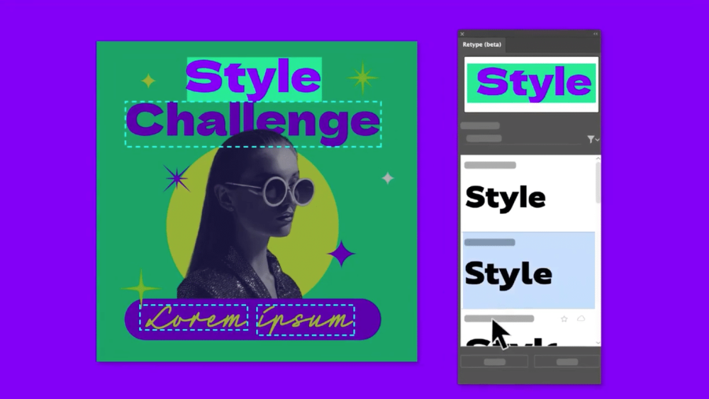 Adobe Illustrator Retype AI replace static text