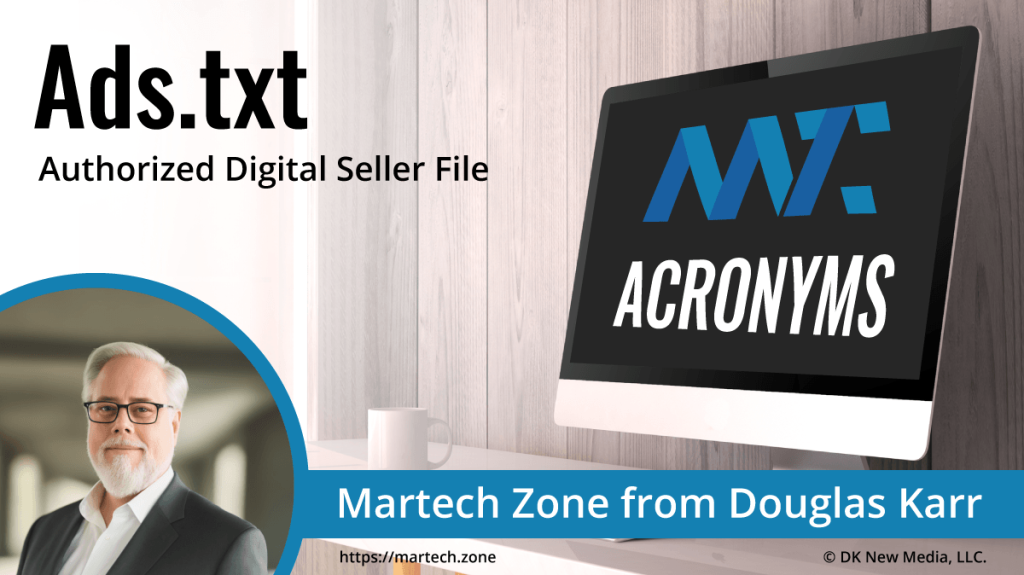 Ads.txt: Authorized Digital Seller What is the acronym Ads.txt? Authorized Digital Seller
