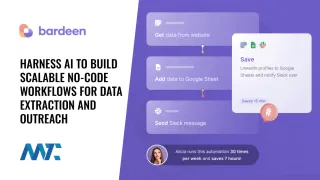 Bardeen AI-powered data extraction and automation