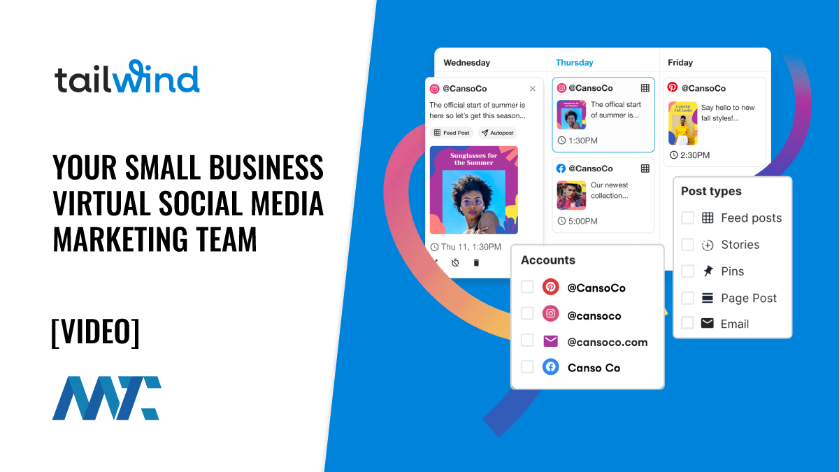 Tailwind - Small Business Social Media Marketing Tool
