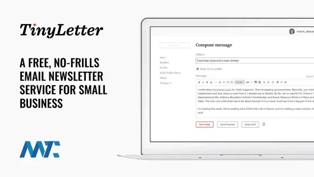 TinyLetter - Free Email Newsletter Service from Mailchimp