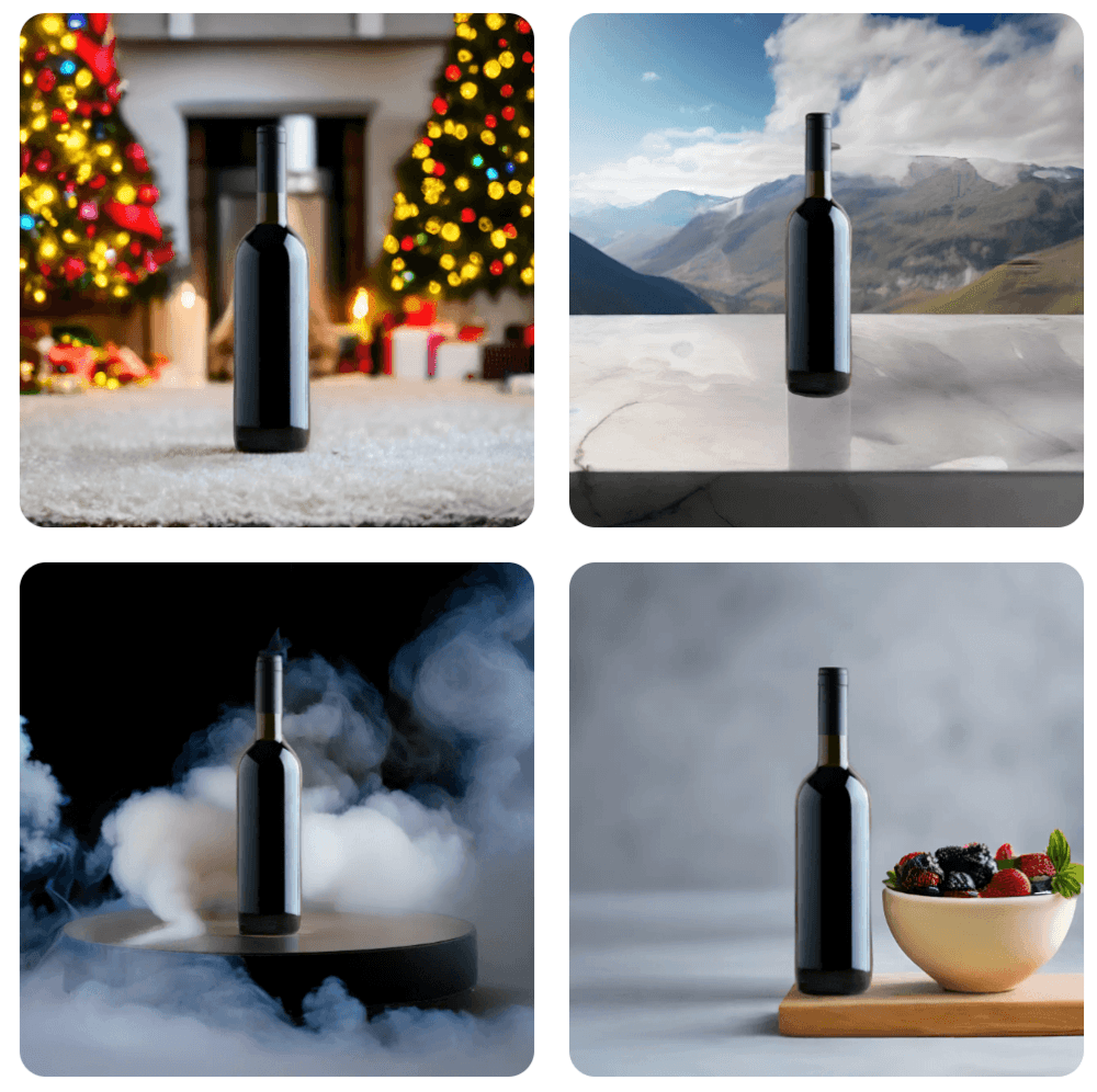 Change product photo scenes using AI