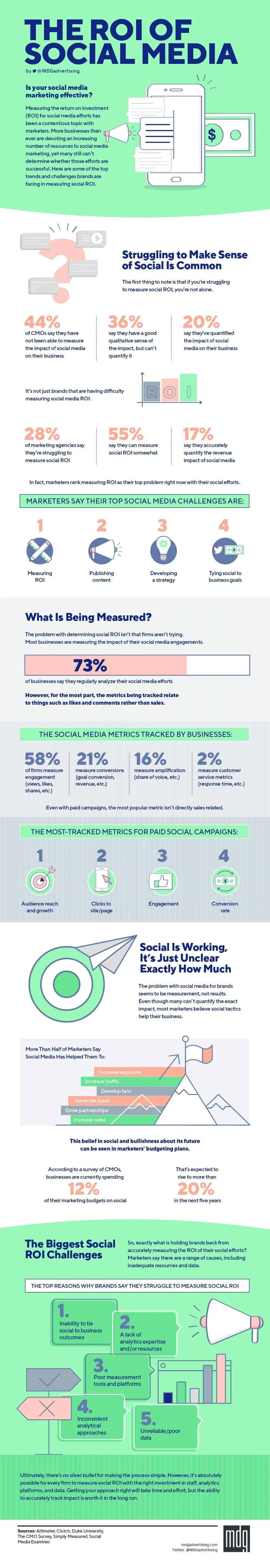 Social Media ROI Infographic