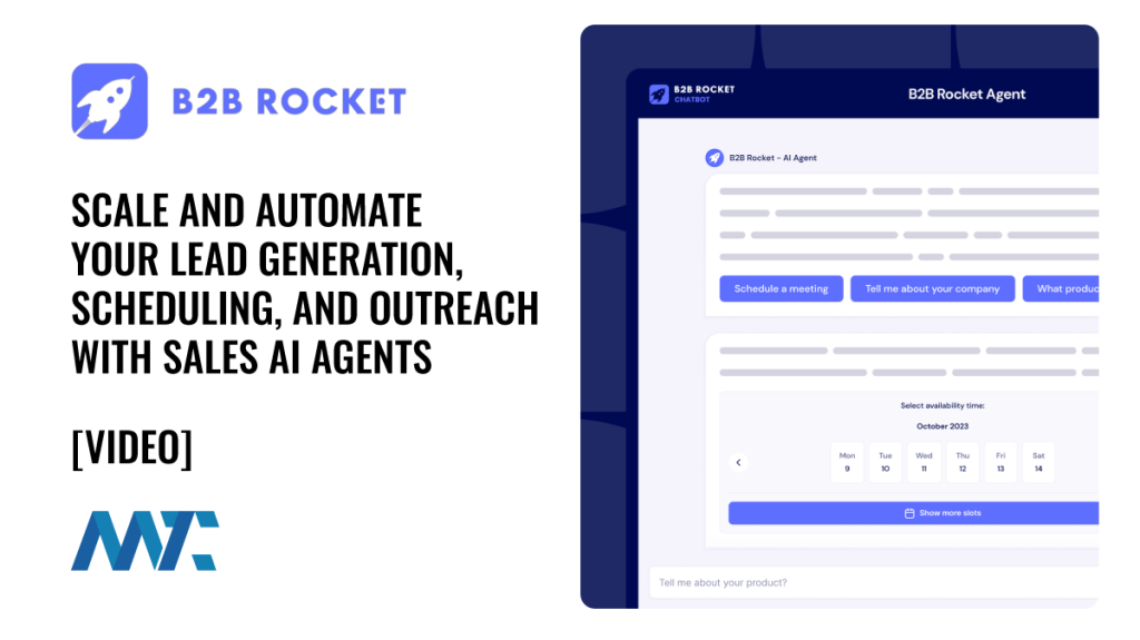 B2B Rocket: AI Sales Agents for lead generation, scheduling, and prospect outreach