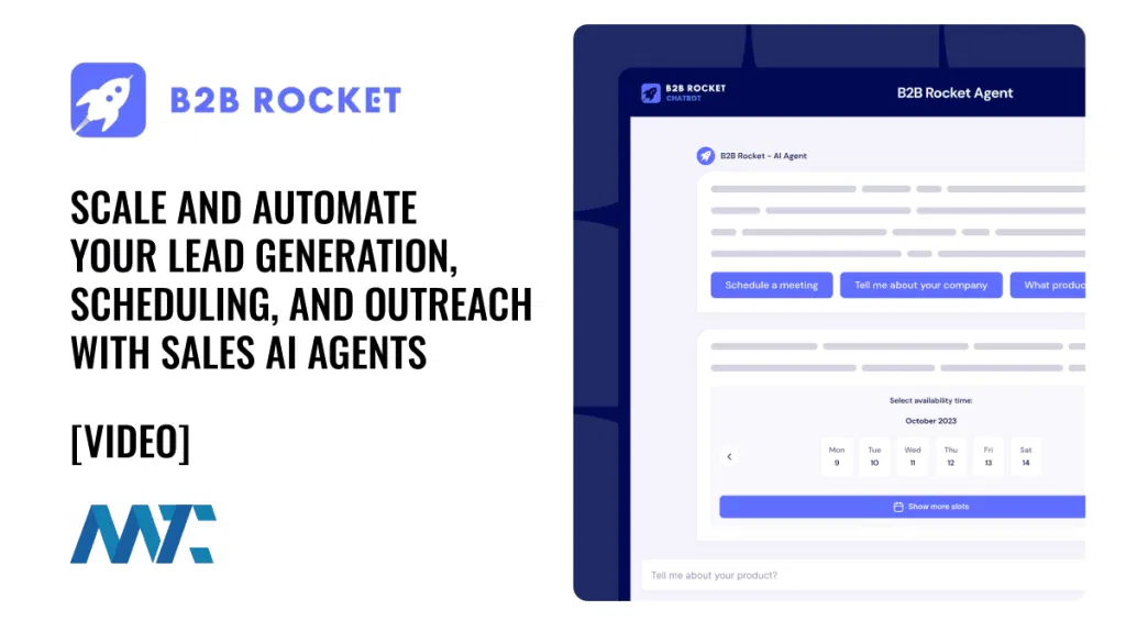 B2B Rocket: AI Sales Agents for lead generation, scheduling, and prospect outreach
