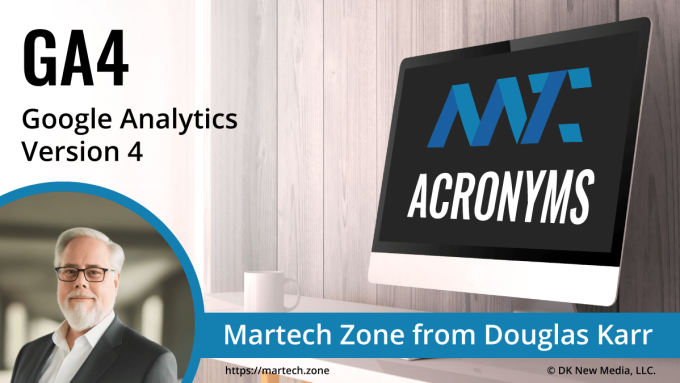 What is the acronym GA4? Google Analytics Version 4