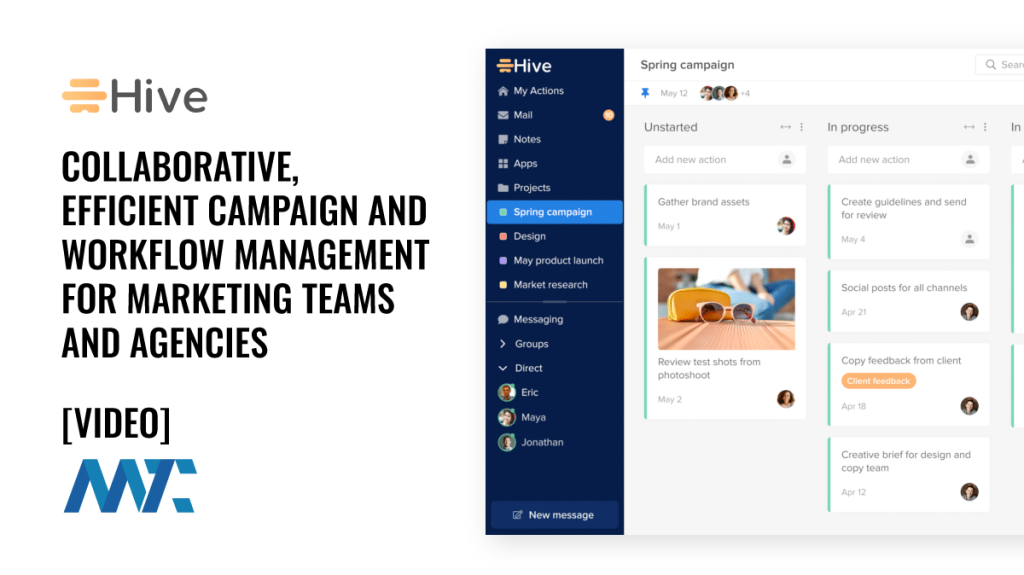 Hive: Project Management, Resource Tracking, Approvals, Workflows for marketing teams and agencies