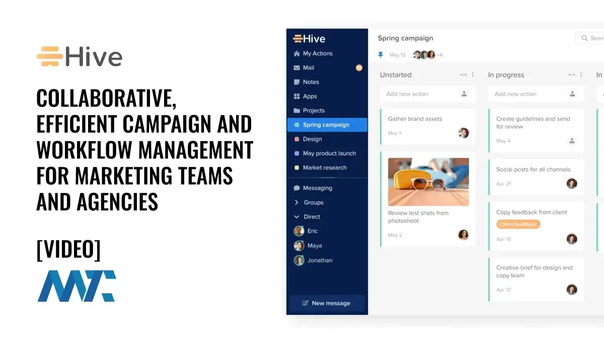 Hive: Project Management, Resource Tracking, Approvals, Workflows for marketing teams and agencies