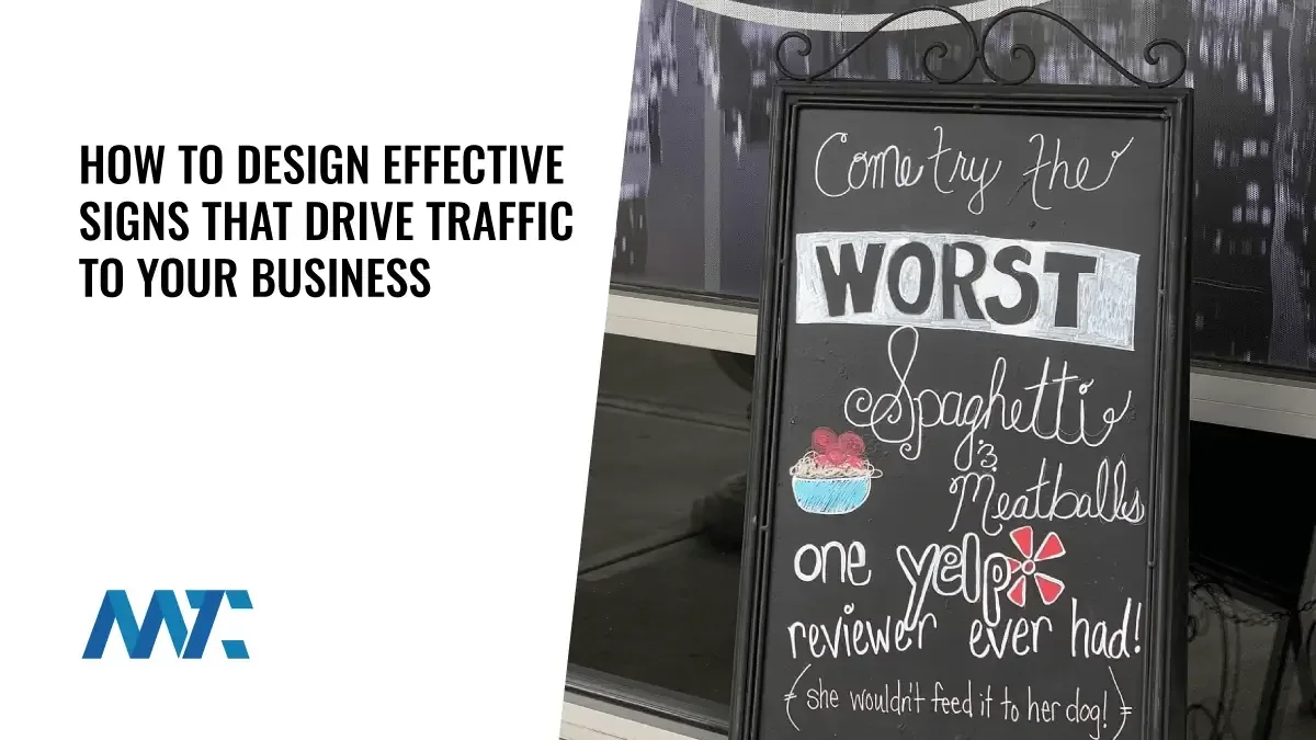 Signage Design, Sign Design Tips