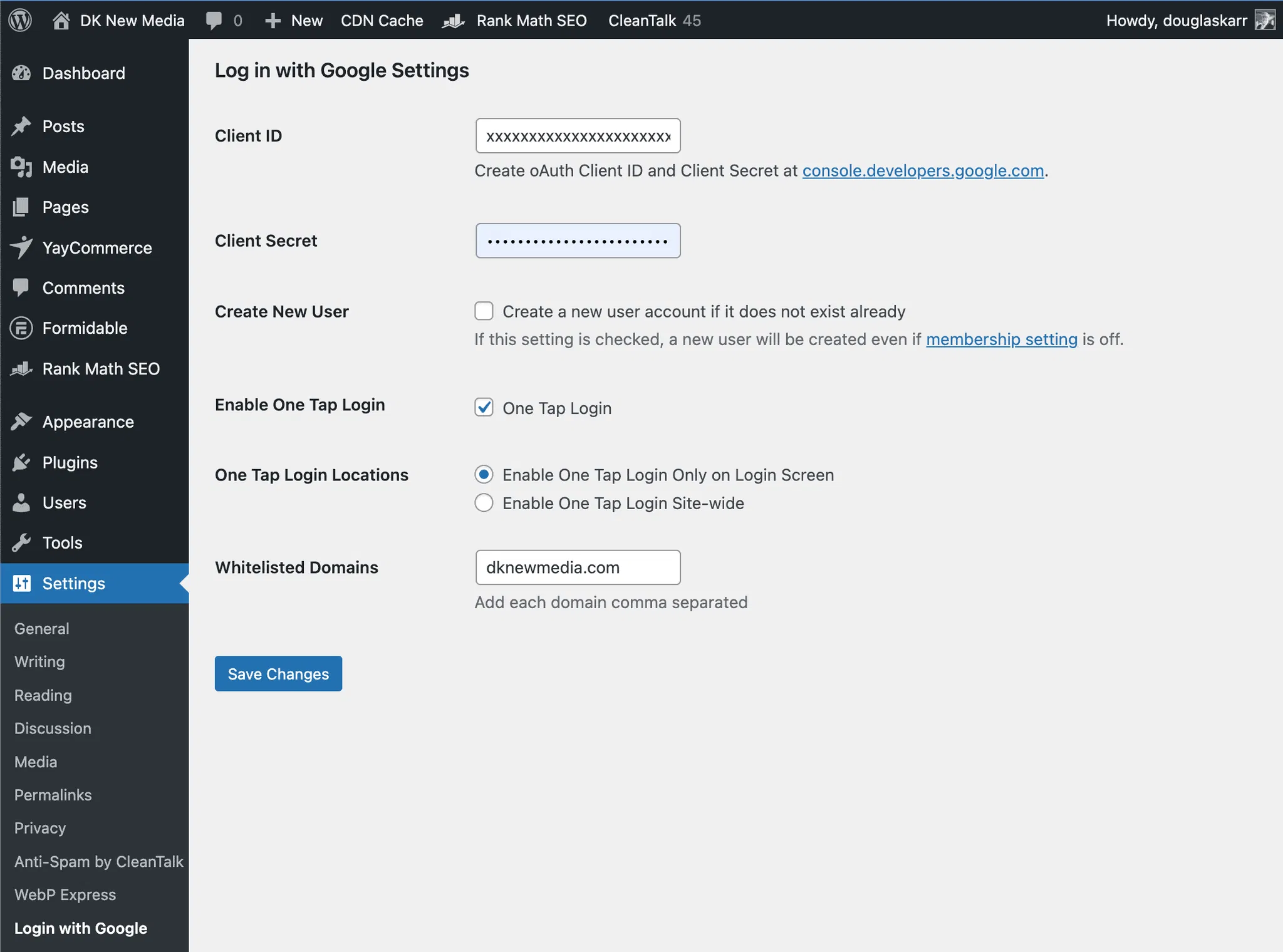wordpress-plugin-google-login
