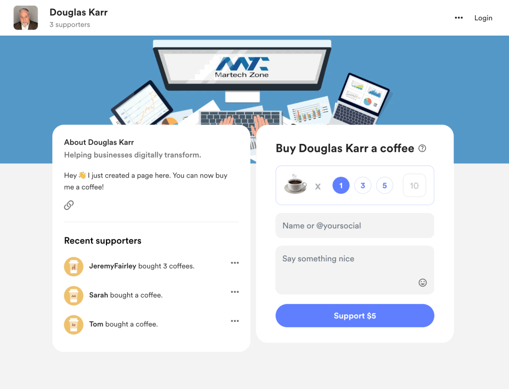 Buy Me a Coffee: Give Your Audience An Easy Way To Say Thanks! 2 Buy Me a Coffee
