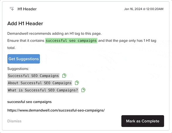 PageAdviser: AI-Driven SEO Recommendations and Suggestions 4 demandwell ai