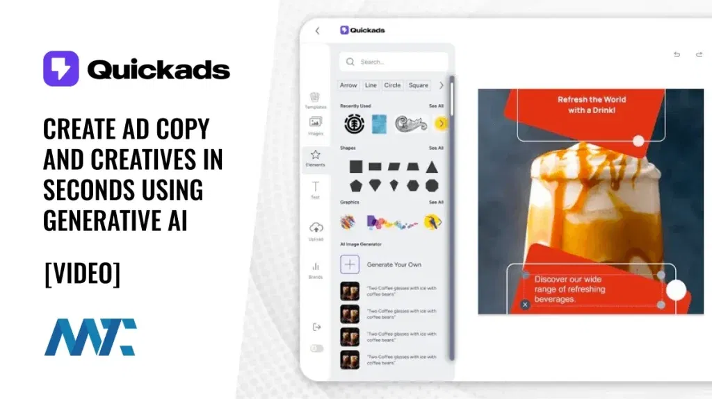 Quickads: GenAI Ad Copy and Ad Creative Generation using Artificial Intelligence