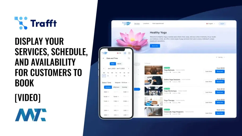 Trafft: Online booking and appointment scheduling platform