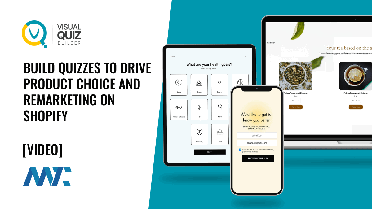 Visual Quiz Builder: Build Interactive Quizzes to Drive Personalized Product Recommendations and Remarketing on Shopify 1 Visual Quiz Builder: Product Recommendation Quizzes for Shopify