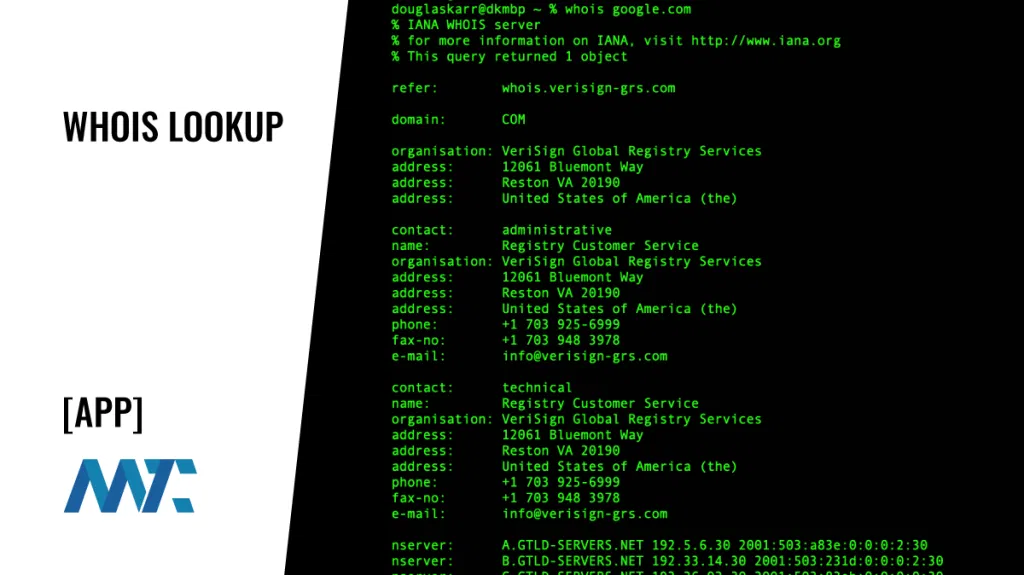 Whois Lookup Tool