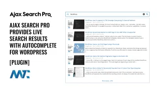 WordPress Ajax Search Pro Plugin: Live Search and Autocomplete