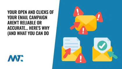 False Email Open and Click Through Rates