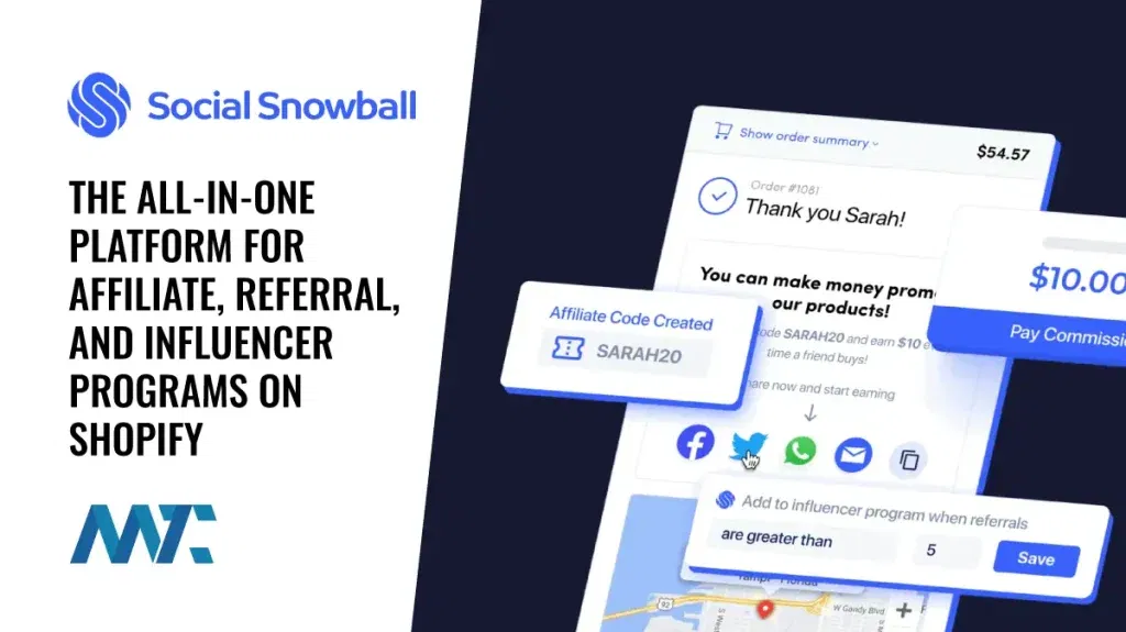 Social Snowball: Shopify App for Affiliate, Referral, and Influencer Marketing