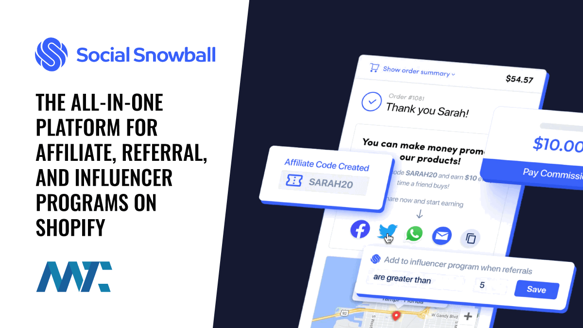 Social Snowball: The All-in-One Platform for Affiliate, Referral, and Influencer Programs on Shopify 1 Social Snowball: Shopify App for Affiliate, Referral, and Influencer Marketing