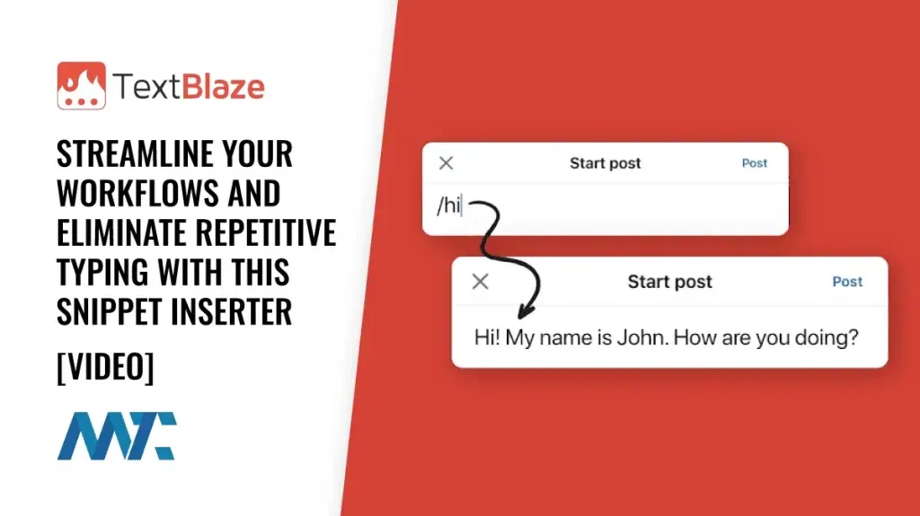 Text Blaze: Insert Snippets with Shortcuts on MacOS, Windows, or Google Chrome