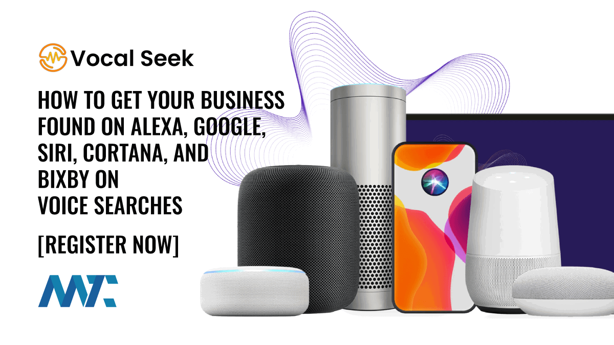 VocalSeek: How To Get Your Business Found on Alexa, Google, Siri, Cortana, and Bixby with Voice Searches 1 VocalSeek: How to Get Your Local Business found on Voice Searches