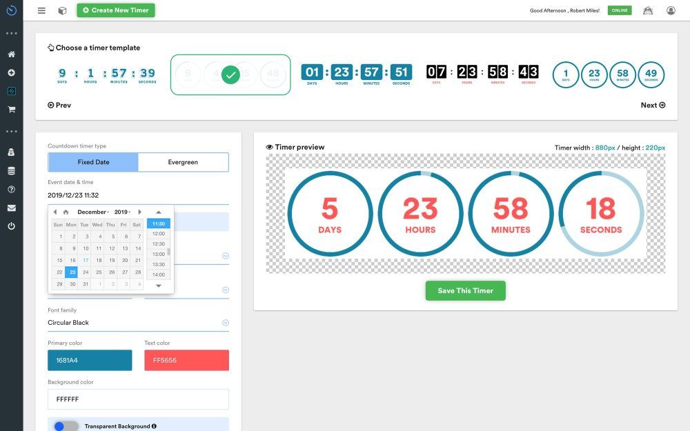 Mailtimers: Set Your Email Countdown Timer Up