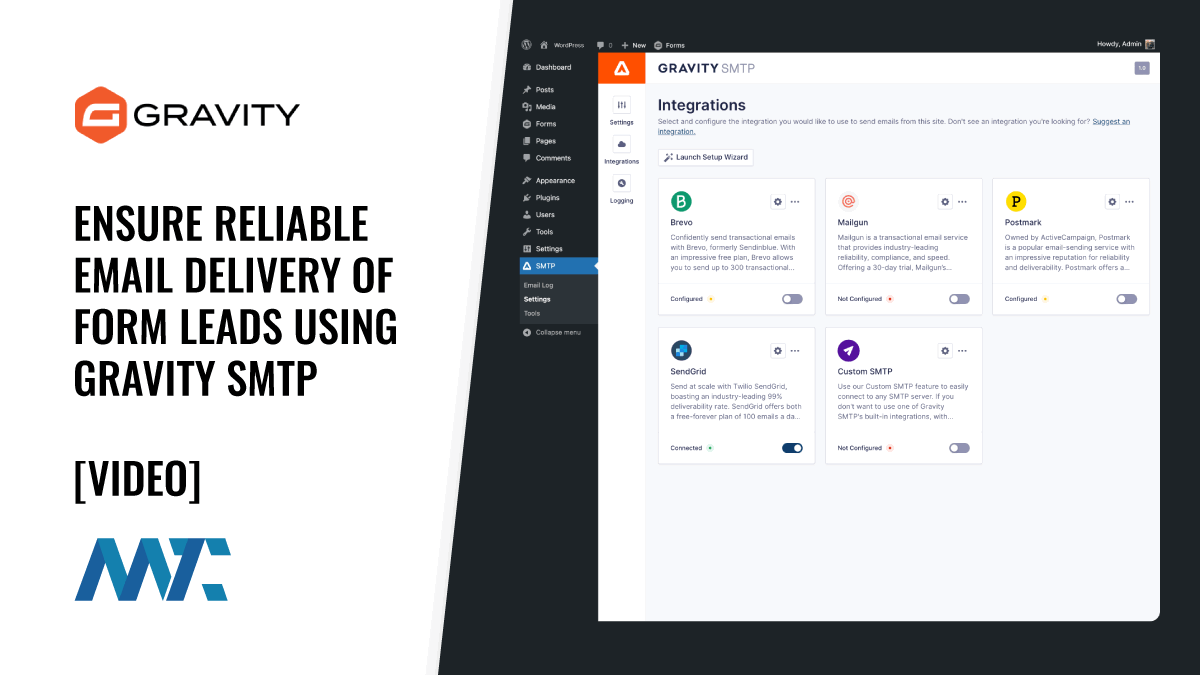 Gravity SMTP: WordPress SMTP Plugin for Email Deliverability