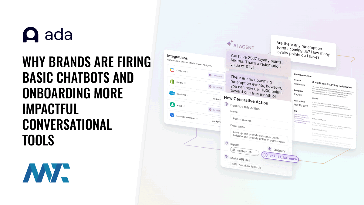 Ada: Charbots vs Conversational AI Agents