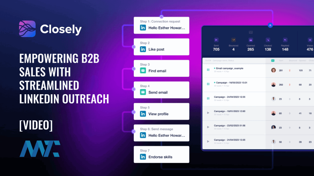 Closely: B2B Sales Outreach for LinkedIn and Email